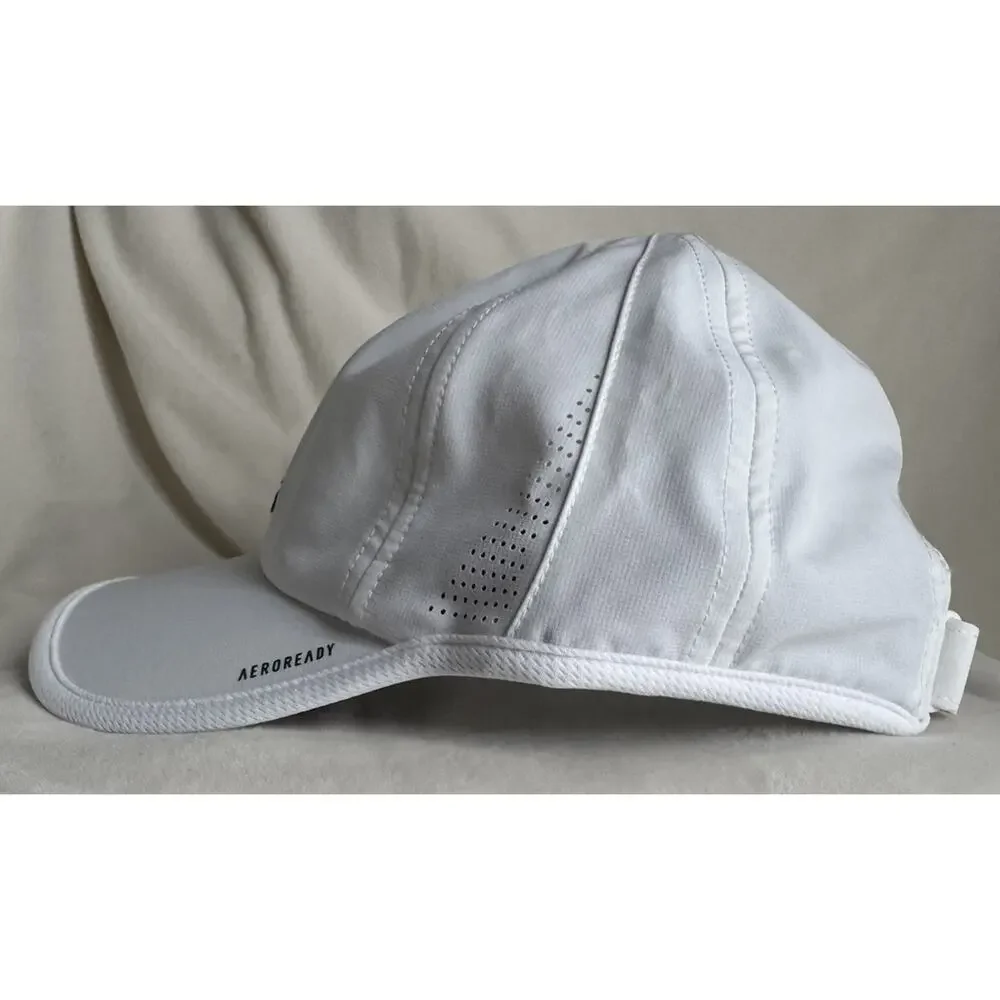 Adidas Superlite 2 White Adjustable AeroReady Performance Cap Hat 5153075 - Picture 2 of 7
